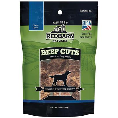 Redbarn Pet Products 255045 8 oz Redbarn Naturals Cuts Premium Dog Treat  Beef - Pack of 12 - Image 1