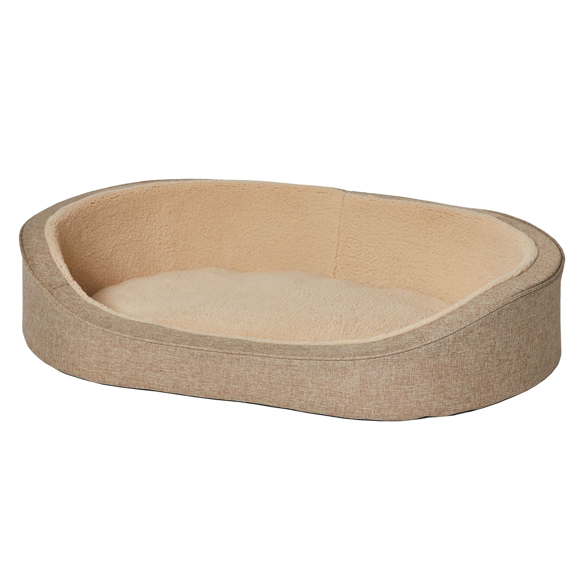 MidWest Homes for Pets QuietTime Deluxe Hudson Pet Bed  Tan  Medium - Image 1