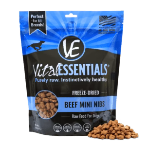 Vital Essentials Freeze Dried Mini Nibss 14oz Beef - Image 1