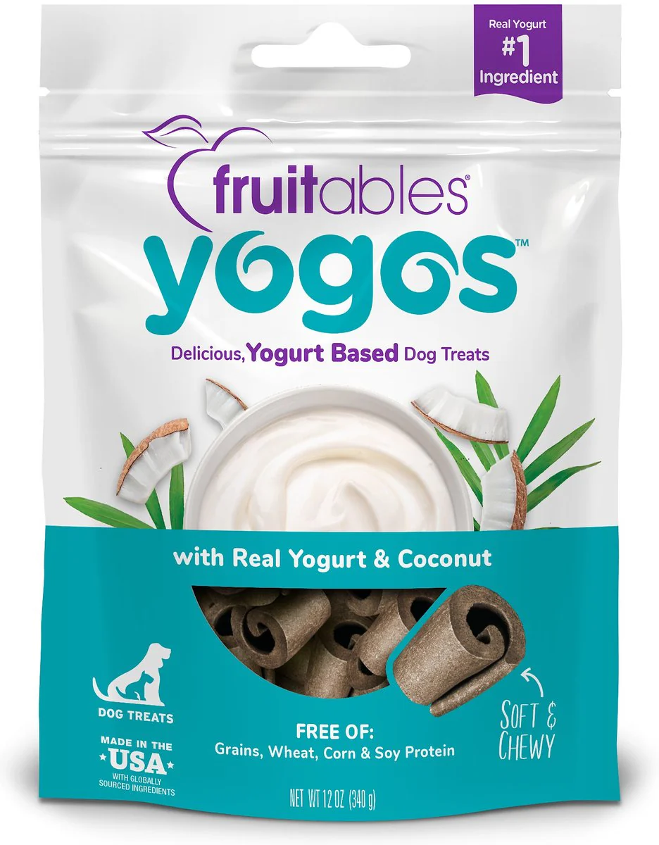 Fruitables Yogos Dog Treats 12oz Coconut - Image 1