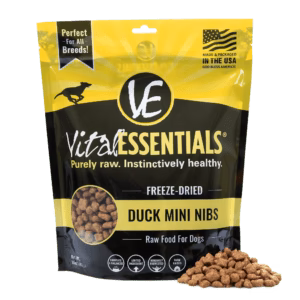 Vital Essentials Freeze Dried Mini Nibss 1lb Duck - Image 1