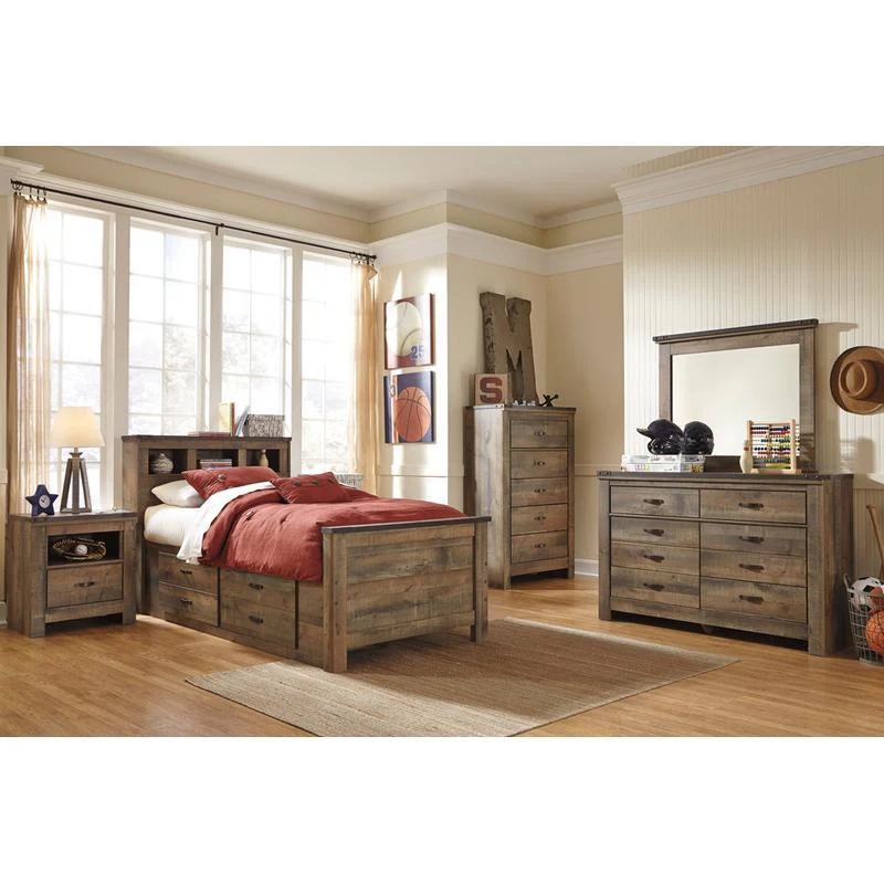 Signature Design by Ashley Trinell B446-63 Twin Bookcase Headboard - Image 2