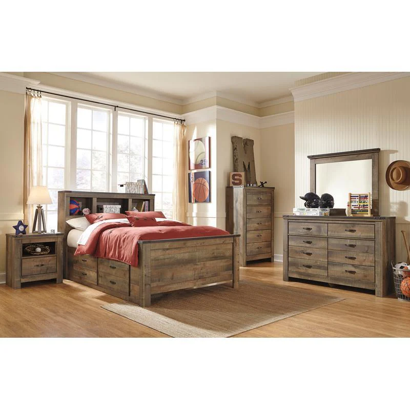 Signature Design by Ashley Trinell B446-65 Full Bookcase Headboard - Image 2