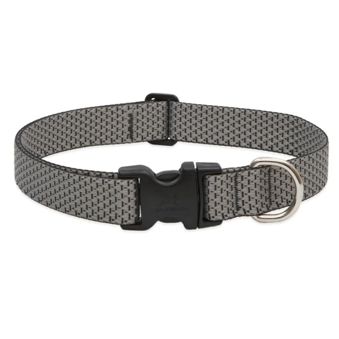 Lupine Pet Dog 1 In Wide 16-28 In Adjustable Collar Eco Granite - Image 1