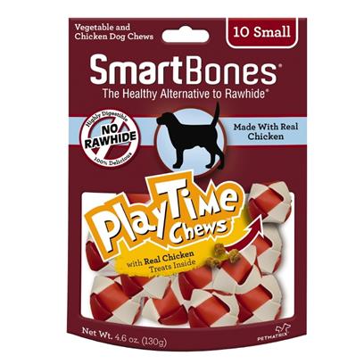 SmartBones PlayTime Chews Small Chicken Dog Treats  10 Ct - Image 1