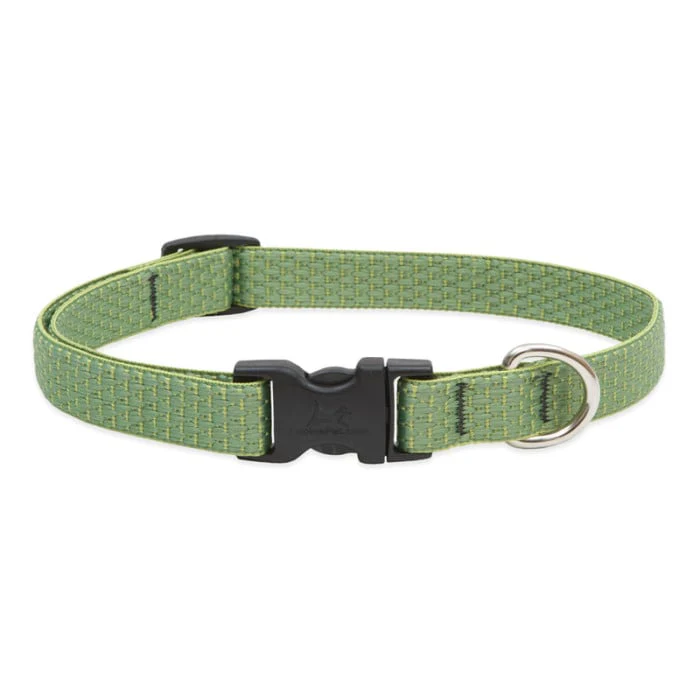 Lupine Pet Dog 3/4 In Wide 13-22 In Adjustible Collar Eco Moss - Image 1