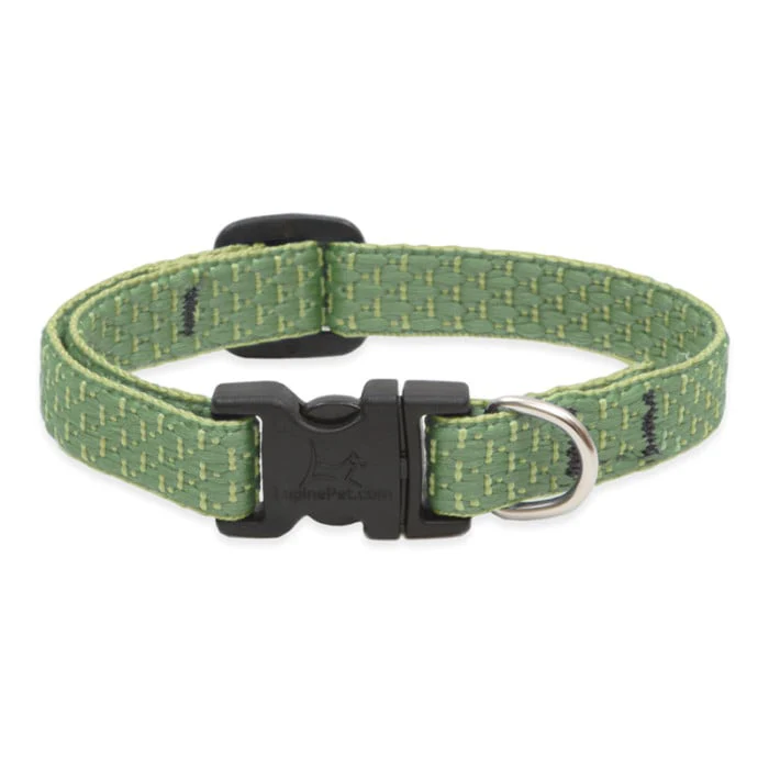 Lupine Pet Dog  1/2 In Wide 10-16 In Adjustable Collar Eco Moss - Image 1