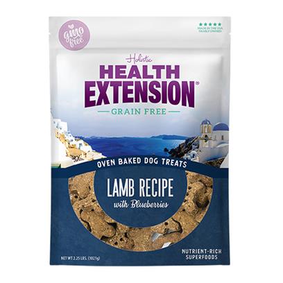 Grain Free Oven Baked Dog Treats Lamb Blueberry 6oz - Image 1
