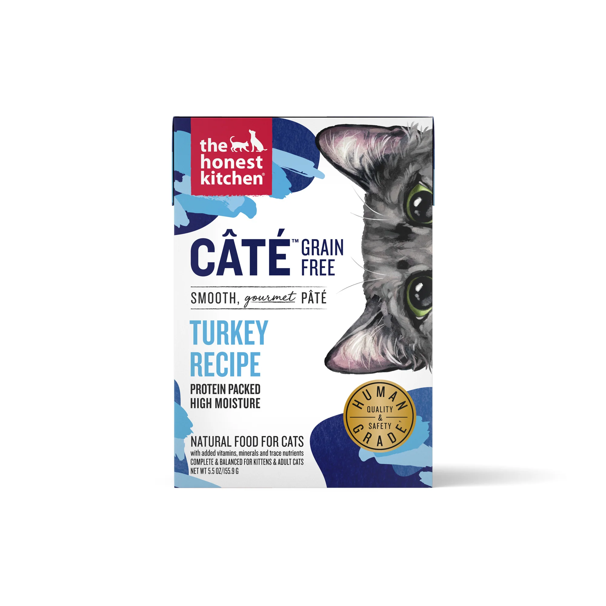 The Honest Kitchen Câté Grain Free Turkey Pâté Wet Cat Food 5.5oz - Image 1