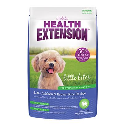 Health Extension Little Bites Lite Chicken & Brown Rice Recipe Dry Dog Food  1lb - Image 1