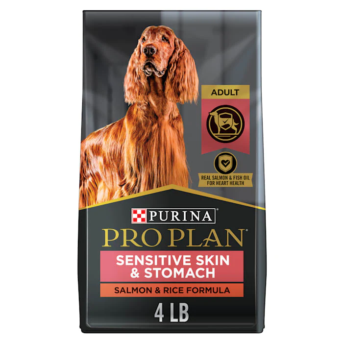Purina Proplan 200-168-15 (C)Adult Sensitive Skin Stomach 4lb - Image 1