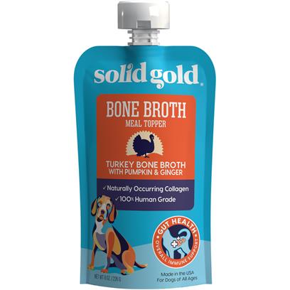 Solid Gold Bone Broth Turkey for Dogs 8-oz - Image 1