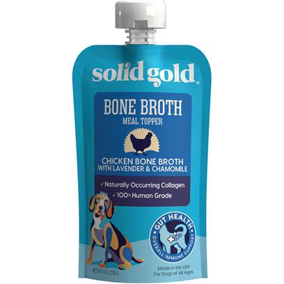 Solid Gold Bone Broth Chicken for Dogs 8-oz - Image 1