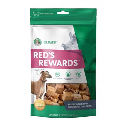 Dr. Marty Reds Rewards Pork Liver Dog Treat 4oz - Image 1