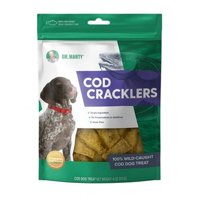 Dr. Marty Cod Crispies Dog Treat 4oz - Image 1