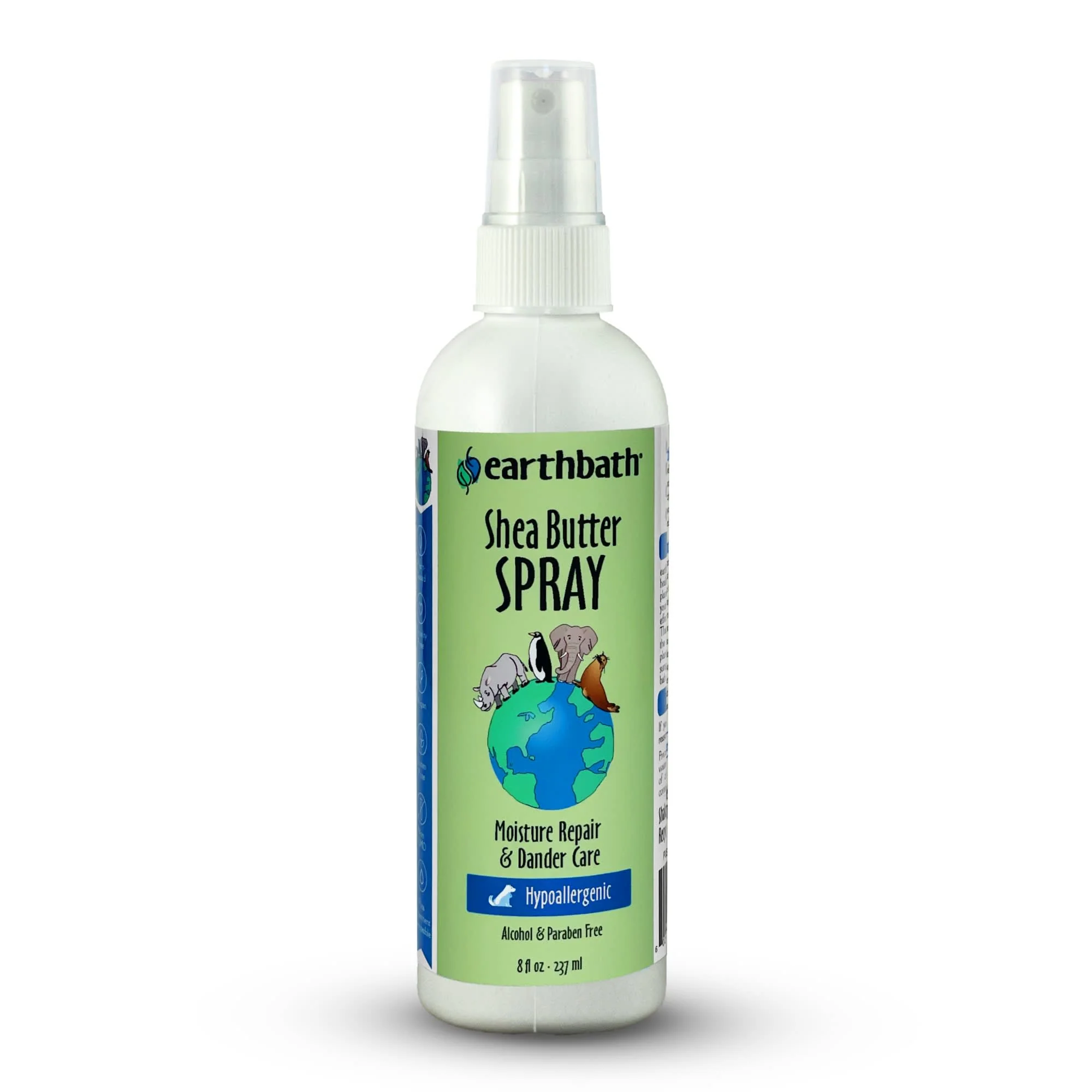 Earthbath Hypoallergenic Shea Butter Spray for Moisture Repair & Dander Care for Dogs, 8 fl. oz., 8 FZ - Image 1