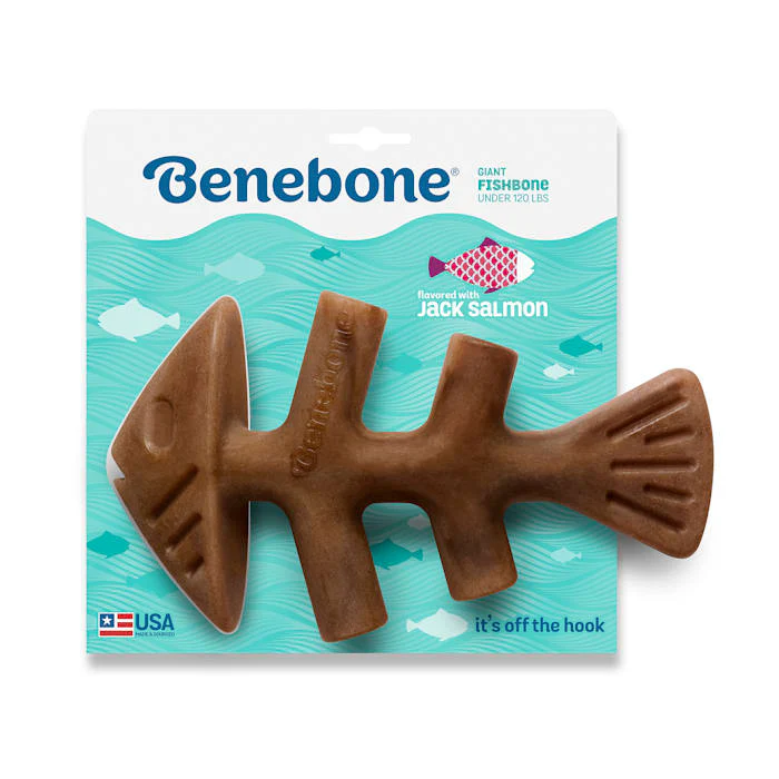 Benebone Fishbone Dog Chew, Giant - Image 1