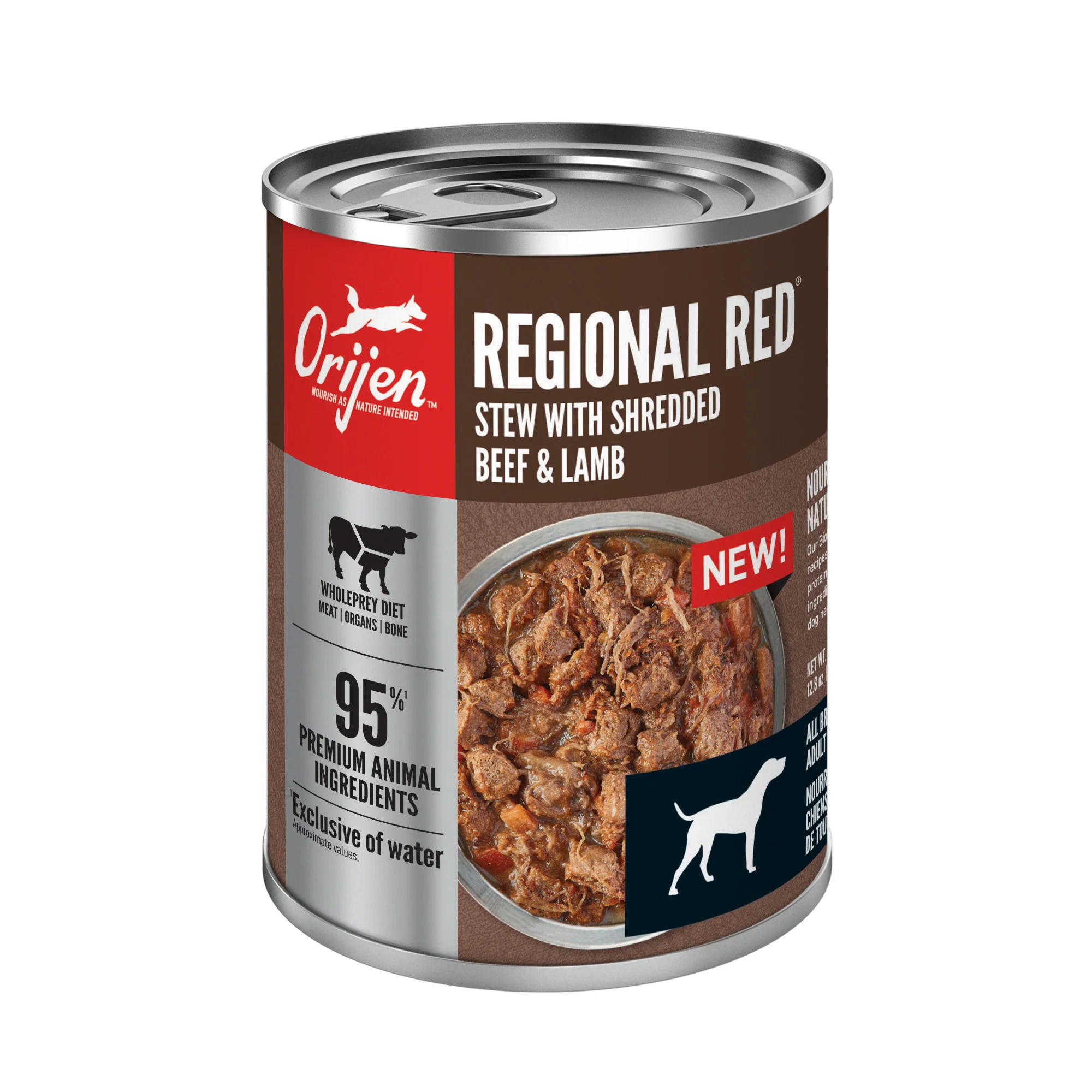 Orijen Premium Wet Dog Food Regional Red Stew, 12.8oz