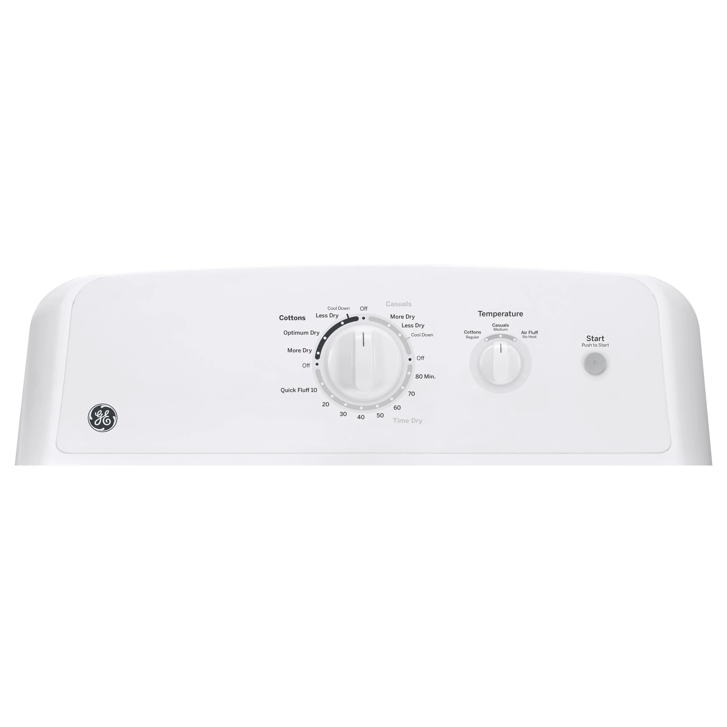 GE 6.2 cu. ft. Gas Dryer GTX22GASKWW - Image 2