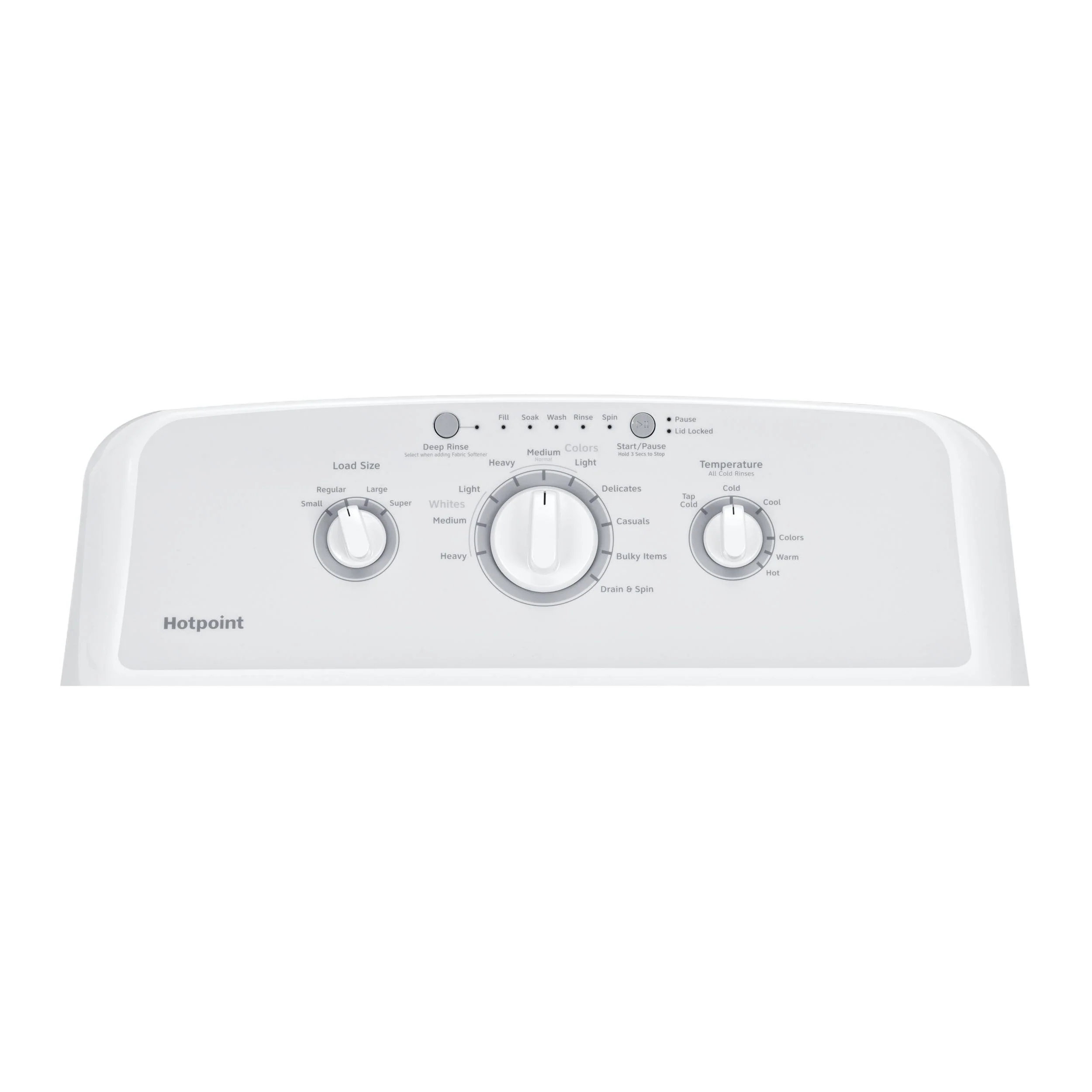 Hotpoint 3.8 cu. ft. Top Loading Washer HTW240ASKWS - Image 2