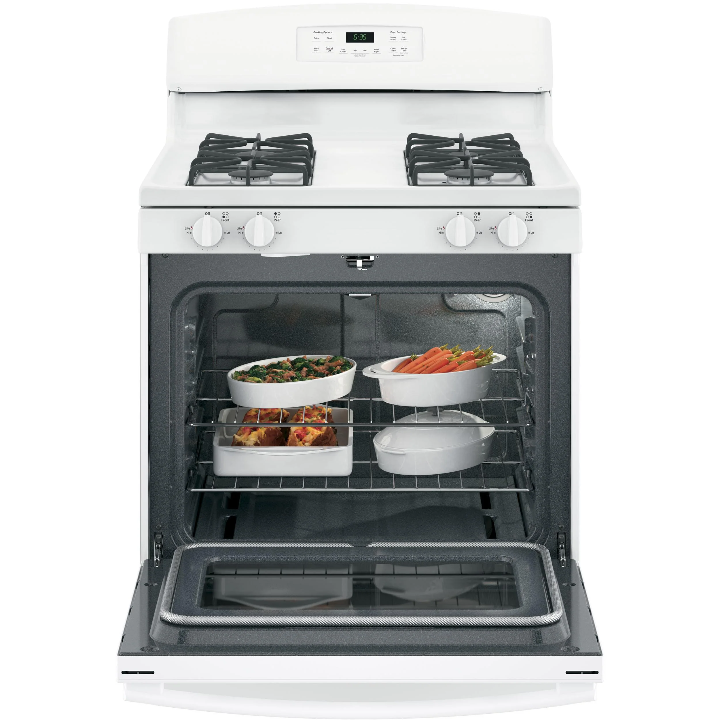 GE 30-inch Freestanding Gas Range JGB635DEKWW - Image 3