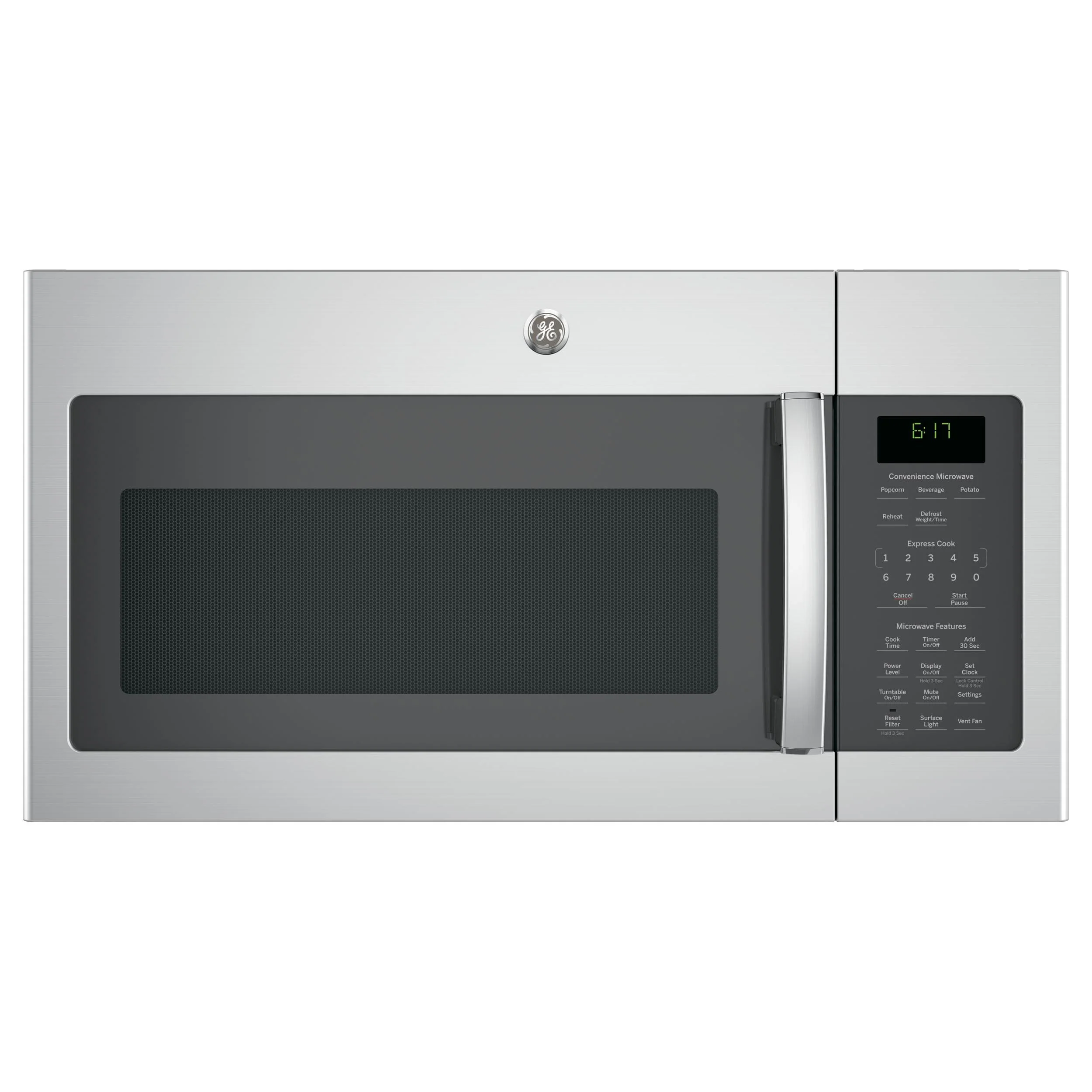 GE 30-inch, 1.7 cu. ft. Over-the-Range Microwave Oven JVM6172SKSS - Image 1