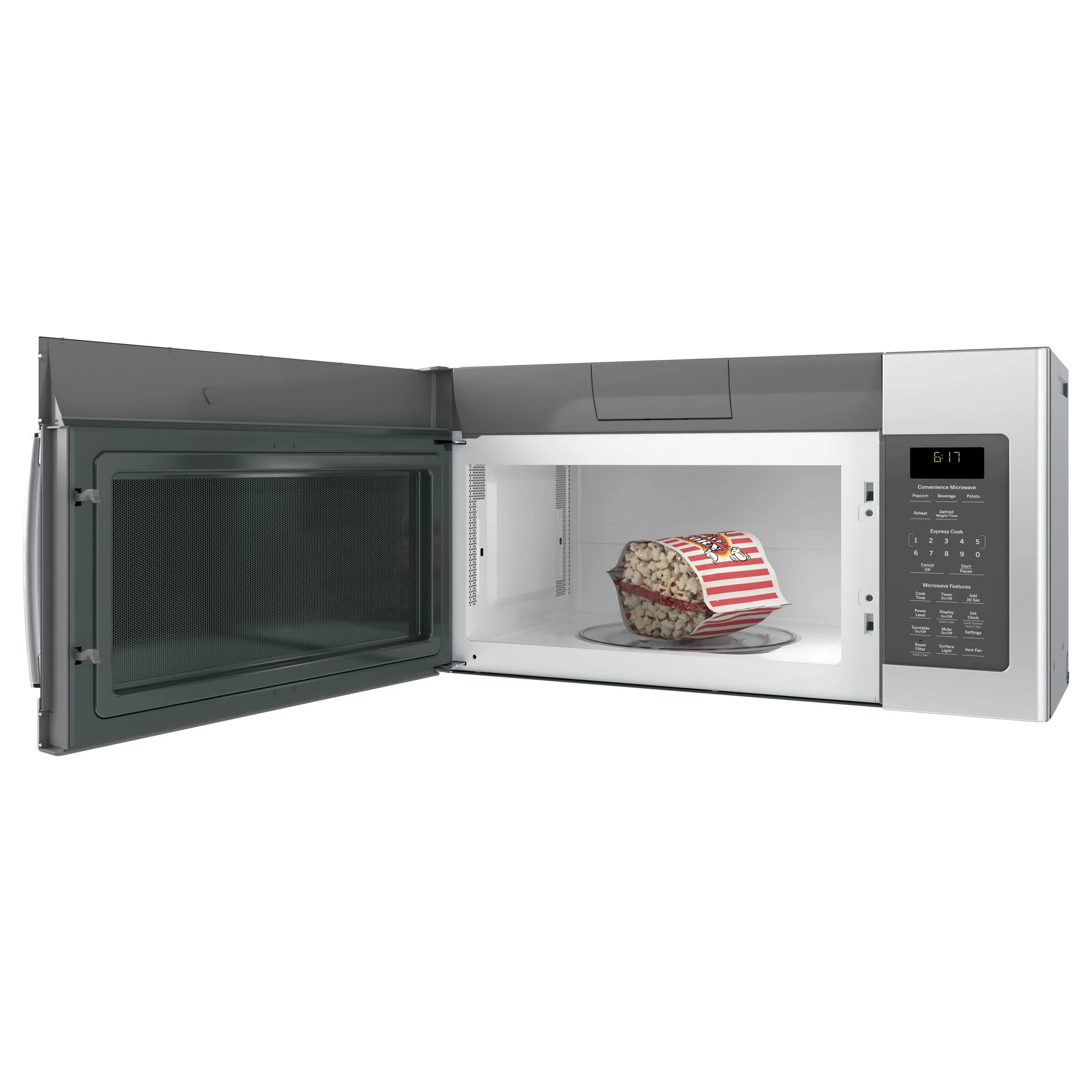 GE 30-inch, 1.7 cu. ft. Over-the-Range Microwave Oven JVM6172SKSS - Image 2