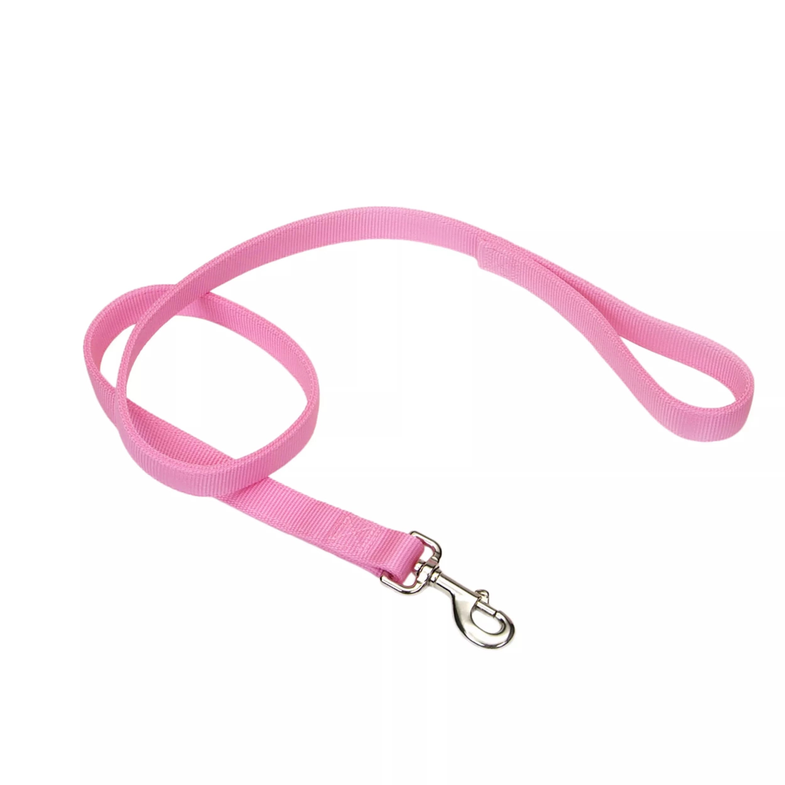 Coastal Double Ply 4ft Long 1in Dog Leash Bright Pink - Image 1