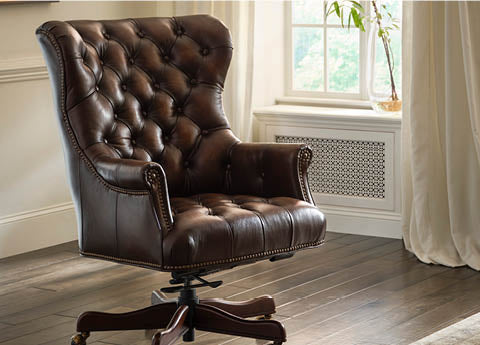 A15-3680 Aspenhome Jefferson Exec Chair Burnished Umber - Image 1
