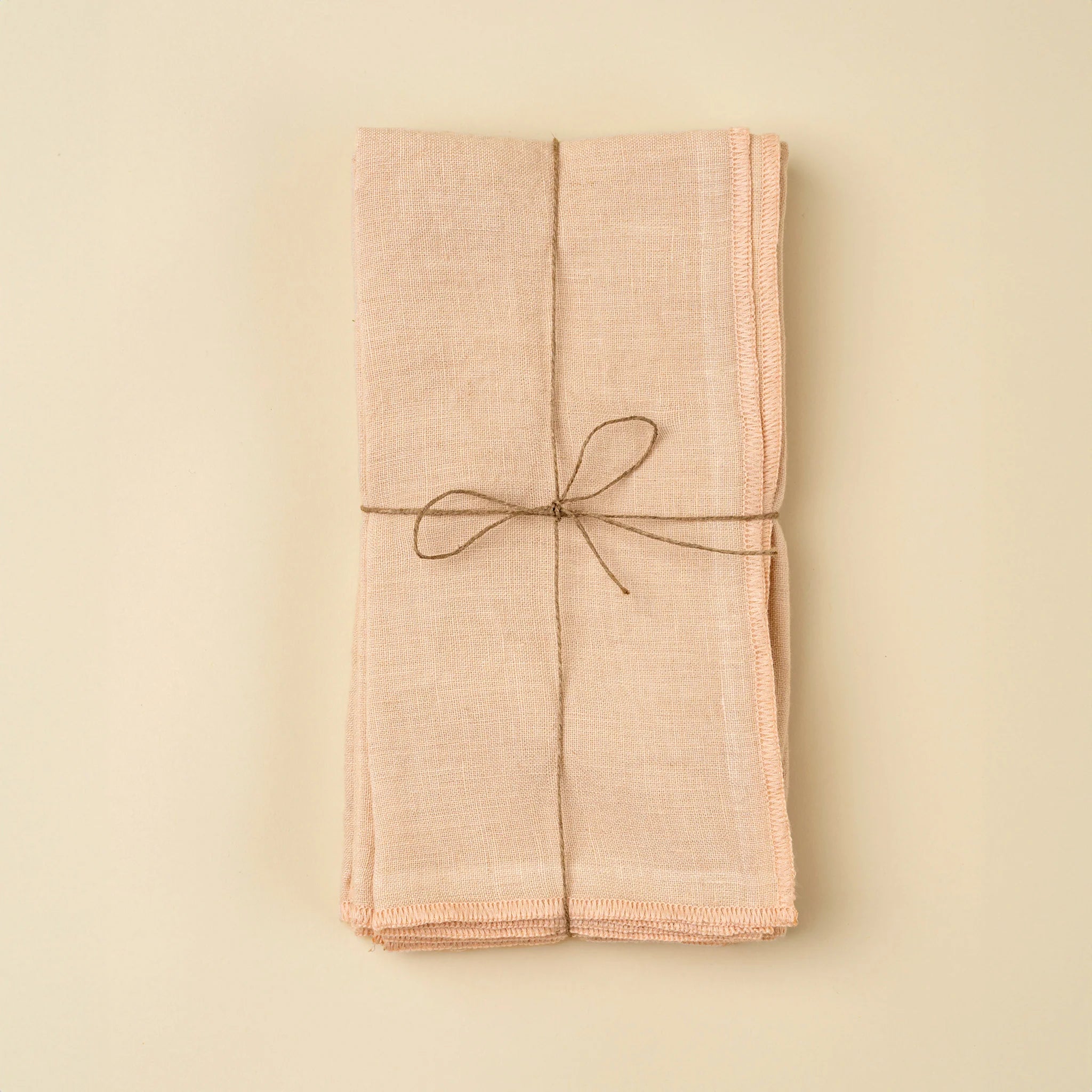 Pale Pink Napkins S/4