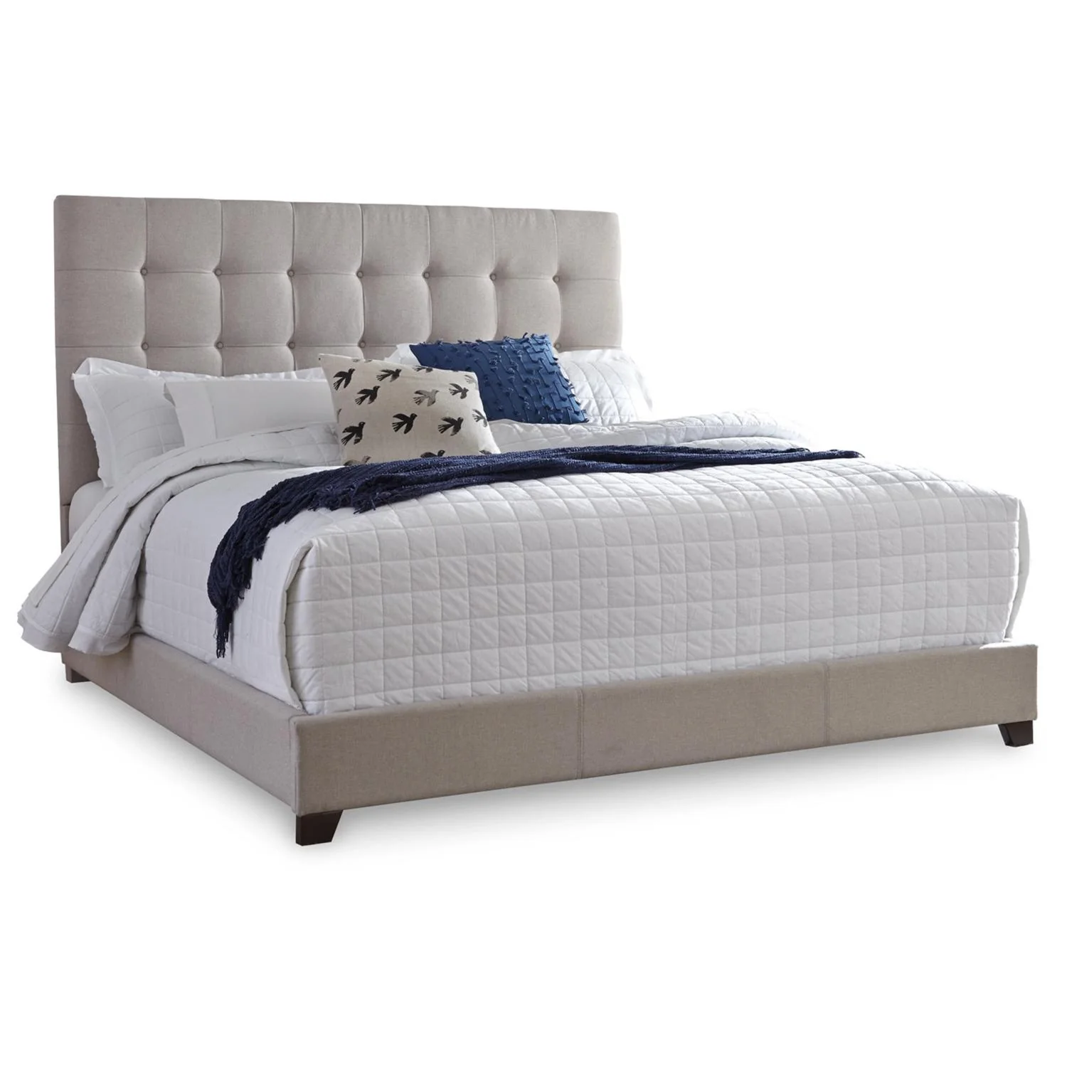 Signature Design by Ashley Dolante Queen Upholstered Panel Bed B130-581 - Image 1