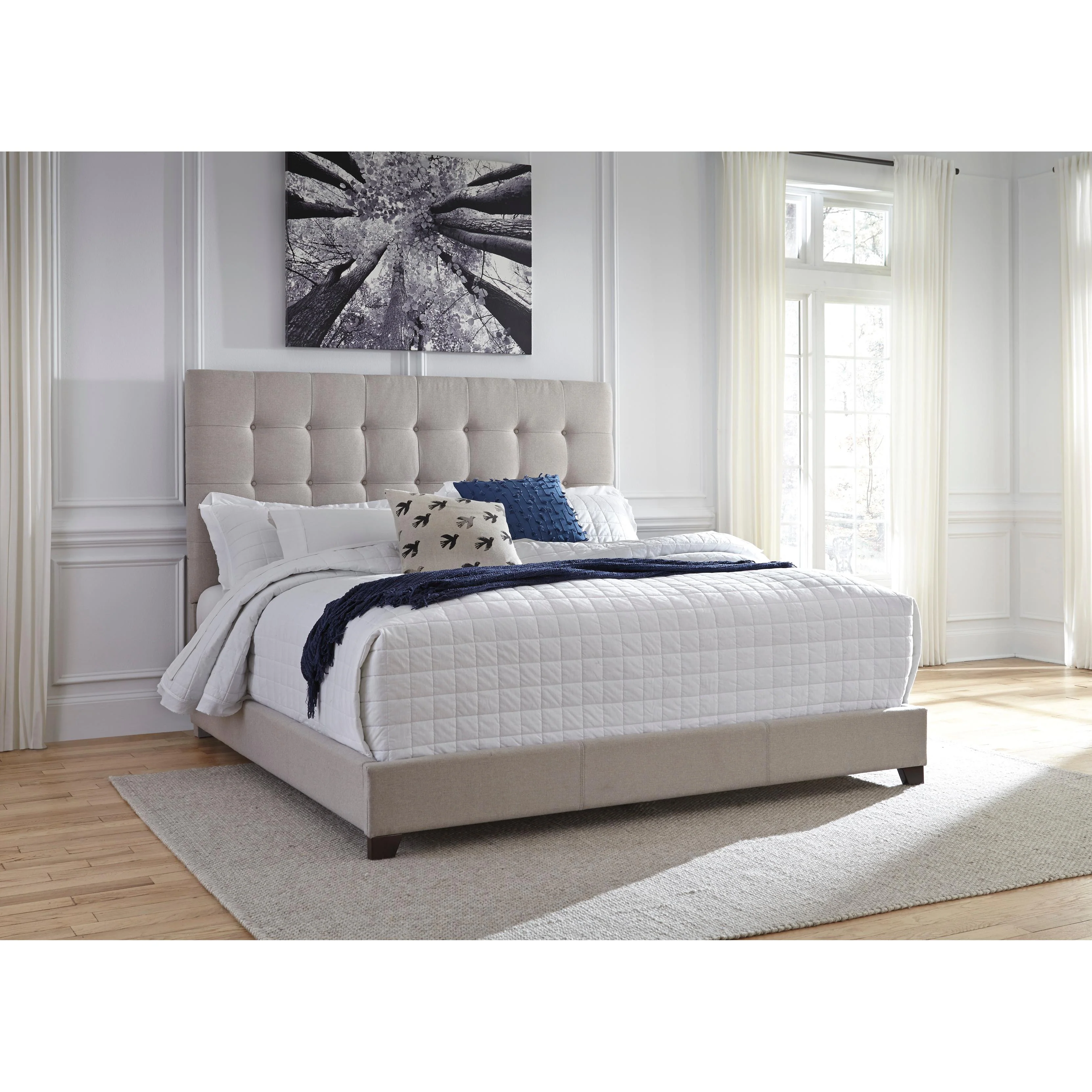 Signature Design by Ashley Dolante Queen Upholstered Panel Bed B130-581 - Image 2