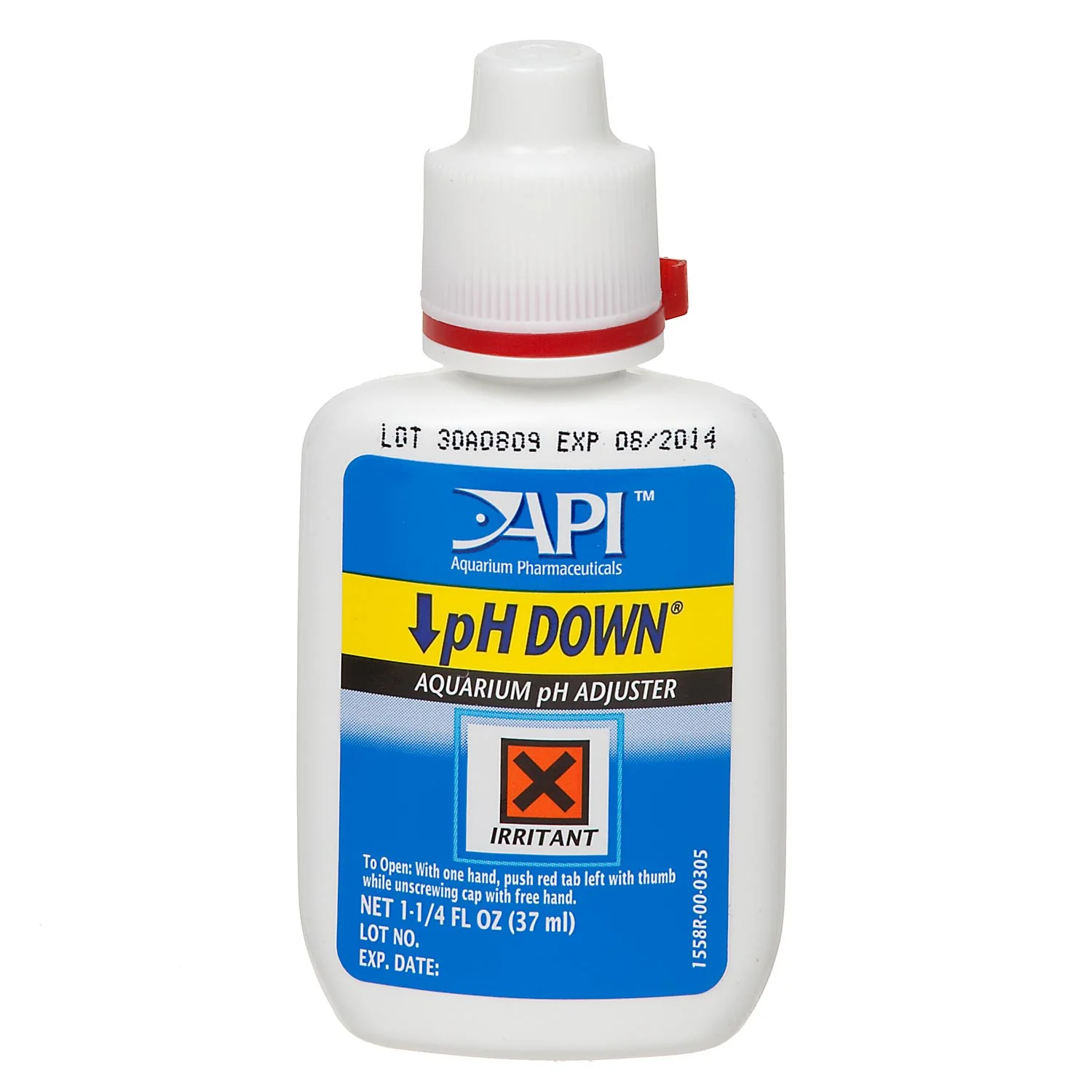 API pH Down  Freshwater Aquarium Water pH Reducing Solution  1.25 oz - Image 1