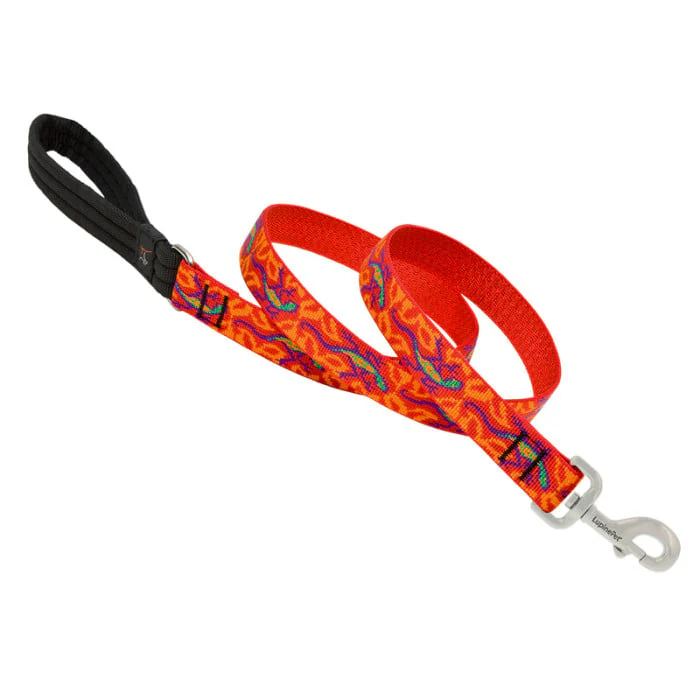 Lupine Pet Dog 4 Ft Long 1 In Leash Original Designs Go Go Gecko - Image 1