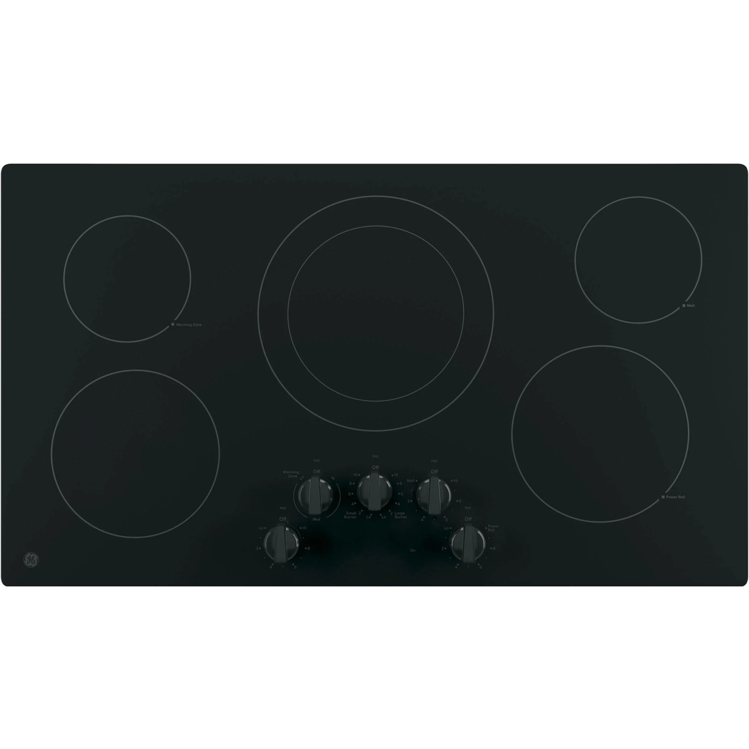 GE 36-inch Built-In Electric Cooktop JP3036DLBB - Image 1