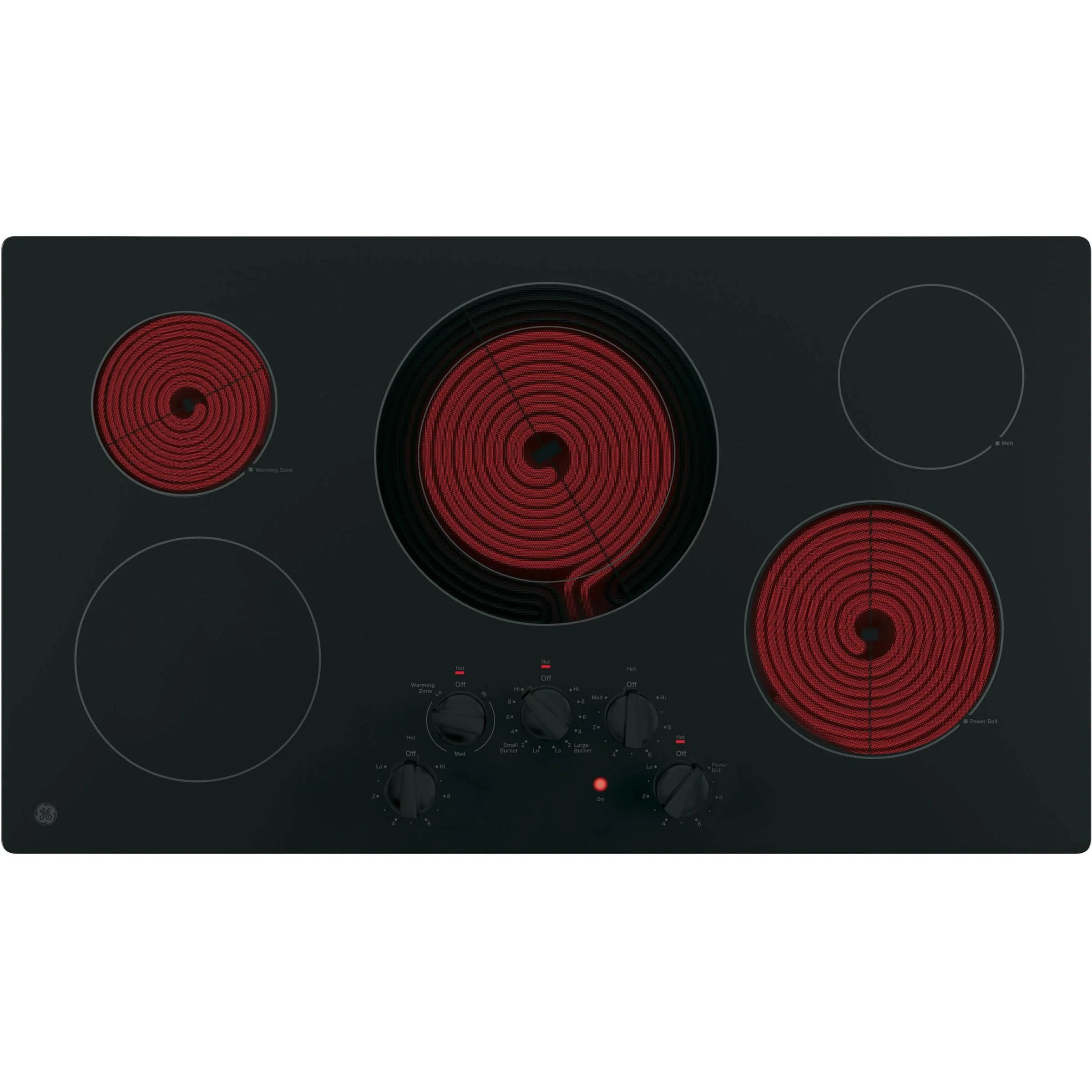GE 36-inch Built-In Electric Cooktop JP3036DLBB - Image 2