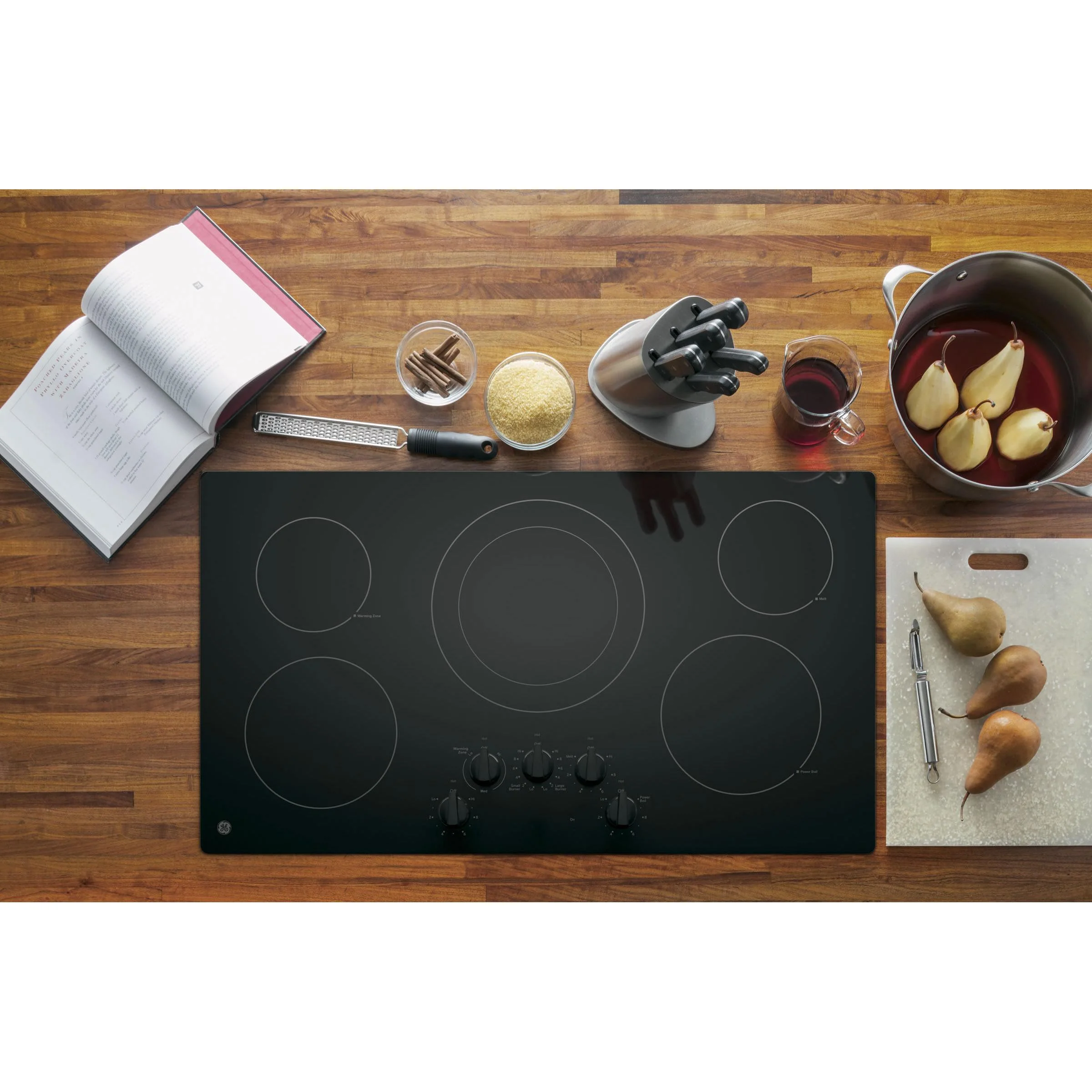 GE 36-inch Built-In Electric Cooktop JP3036DLBB - Image 3