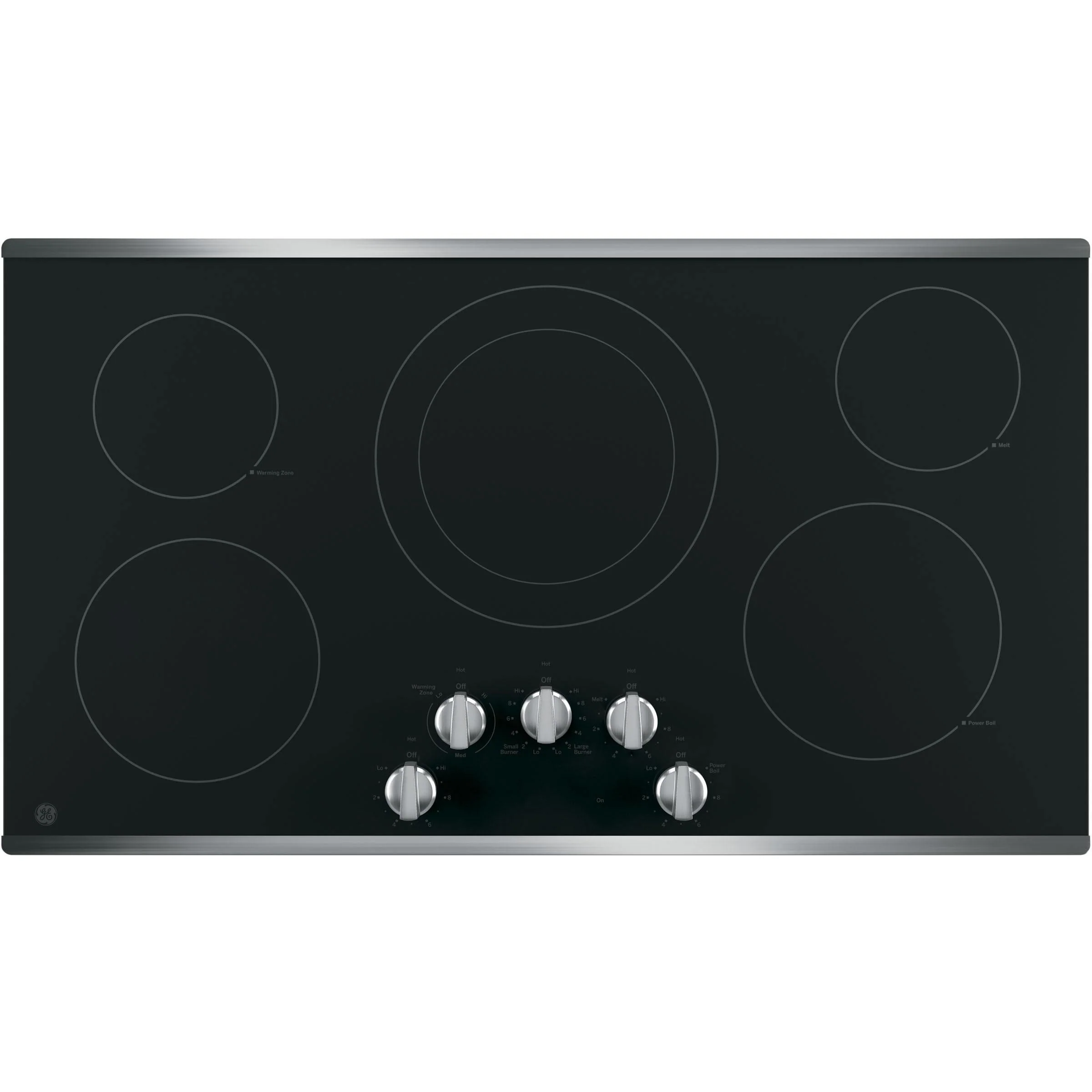 GE 36-inch Built-In Electric Cooktop JP3036SLSS
