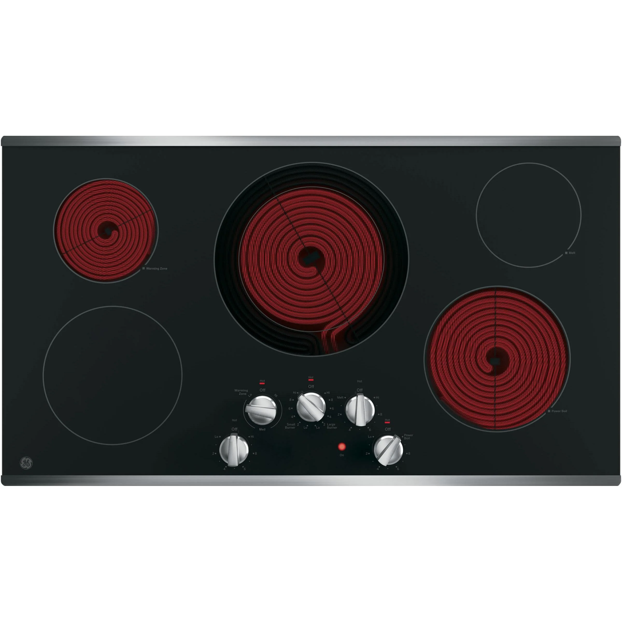 GE 36-inch Built-In Electric Cooktop JP3036SLSS - Image 2
