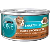 Purina ONE Natural  High Protein  Grain Free Wet Cat Food Pate  Chicken Recipe  3 oz. Pull-Top Can - Image 1