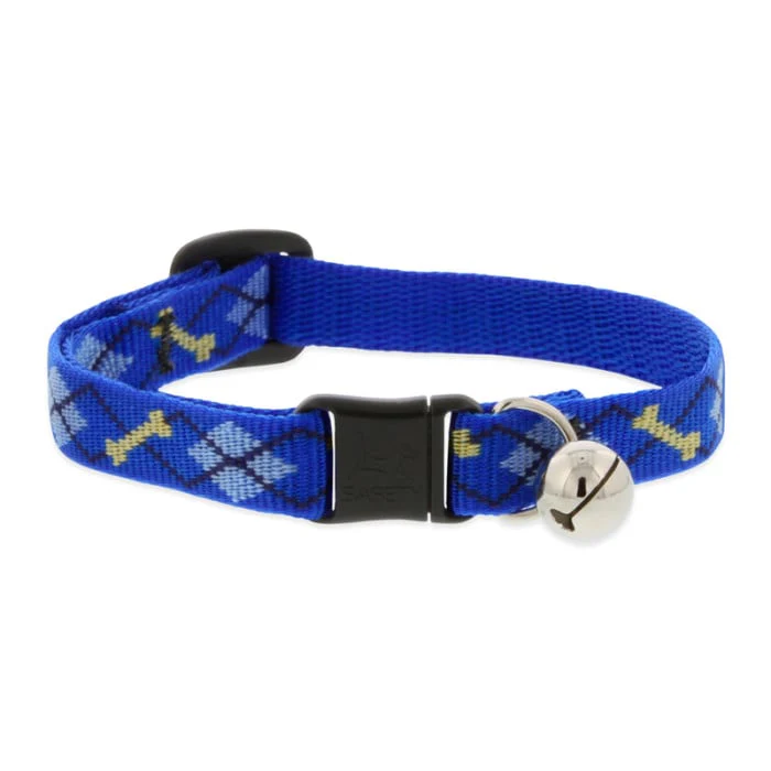 Lupine Pet Cat 1/2 In Wide 8-12 In Breakaway Safety Collar With Bell Original Designs Dapper Dog - Image 1