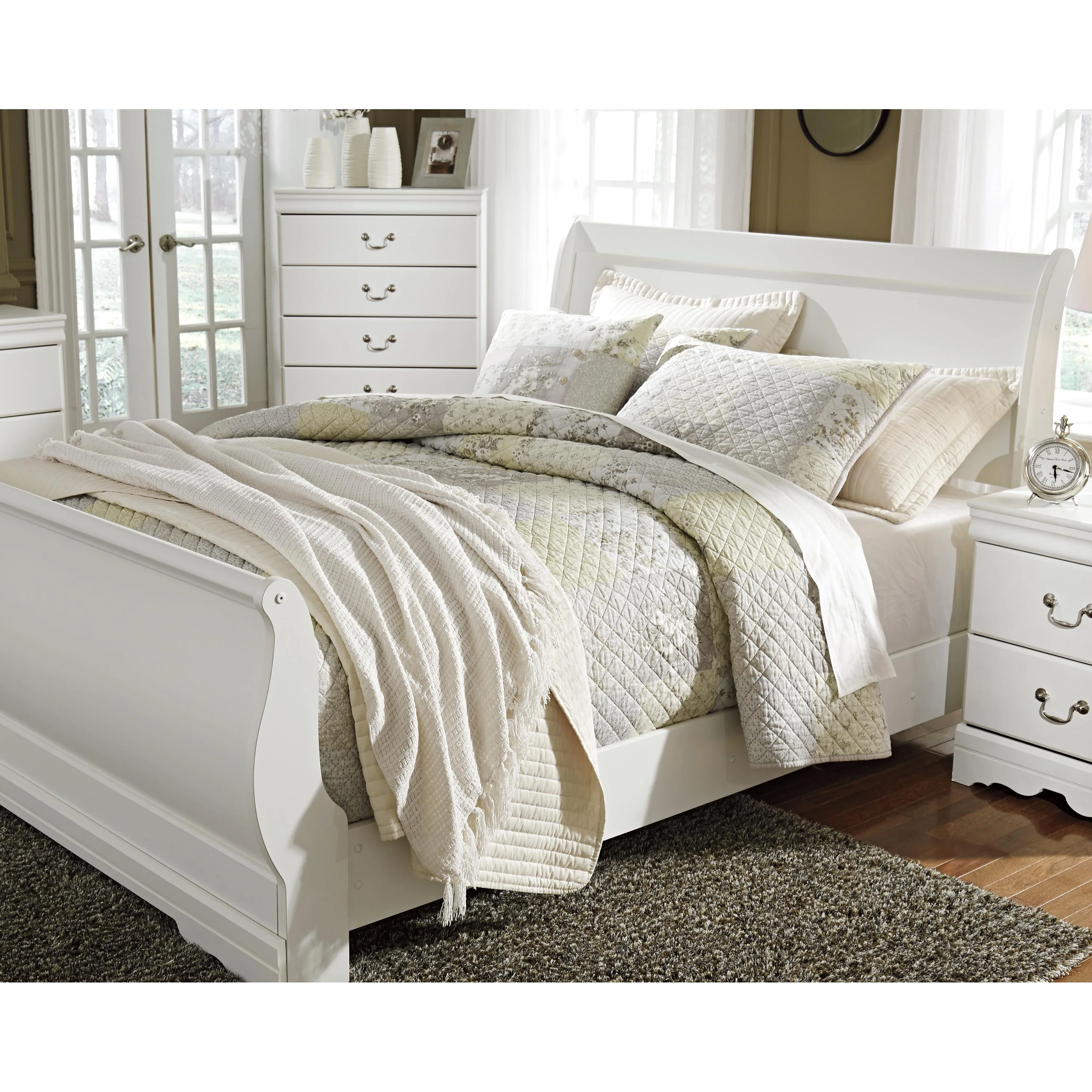 Signature Design by Ashley Anarasia Queen Sleigh Bed B129-77/B129-74/B129-98 - Image 3