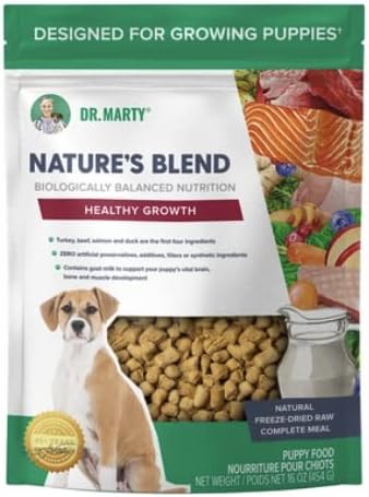 Dr. Marty Nature’s Blend For Puppies Freeze Dried Raw Dog Food, 16 oz - Image 1