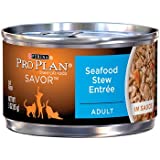 Pro Plan Savor Seafood Stew Adult Canned Cat Food in Sauce, 3 oz - Image 1