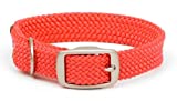 Mendota Double-Braided Junior Adjustable Red Pet Collar - Image 1