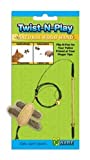 Ware Natural Wood Twist-N-Play Wand Cat Toy Multi-Colored - Image 1