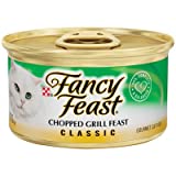 Fancy Feast Grain Free Pate Wet Cat Food  Classic Pate Chopped Grill Feast  3 oz. Can - Image 1
