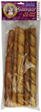 IMS TRADING CORP Gourmet Dog Treats, Pork Hide Twists, 10-In, 5-Pk. - Image 1