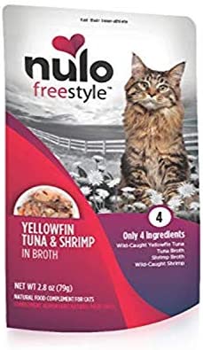 Nulo Freestyle Yellowfin Tuna & Shrimp in Broth Wet Cat Food, 2.8 oz - Image 1
