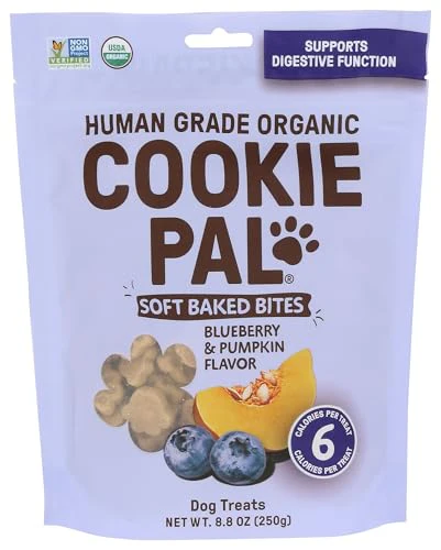Cookie Pal Organic Blueberry & Pumpkin Soft Baked Dog Treats, 8.8oz - Image 1